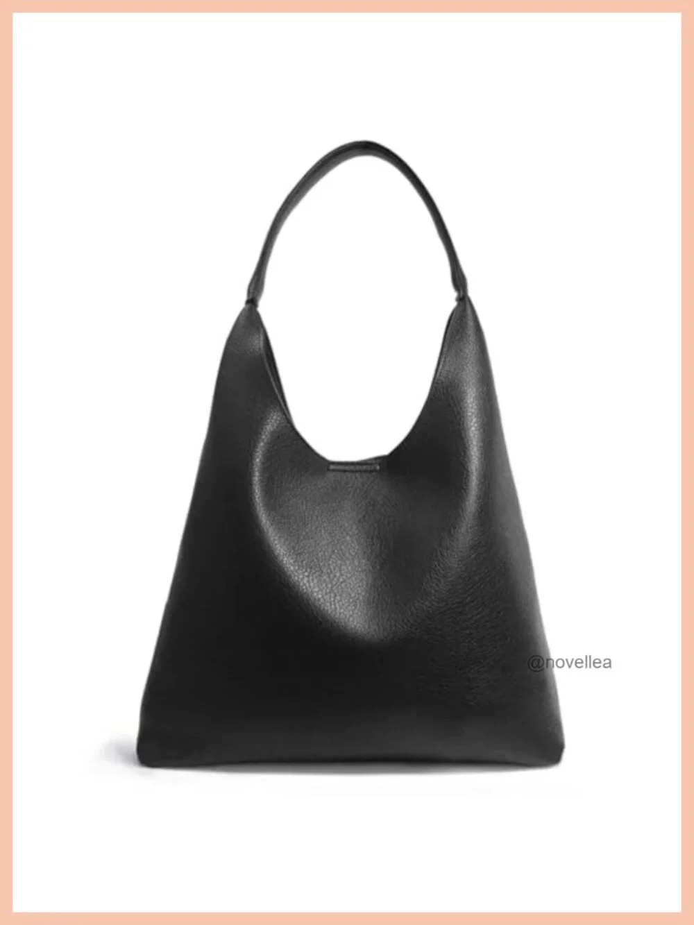 Soft Slouchy Hobo Bag Vegan Leather Shoulder Tote Women Purse